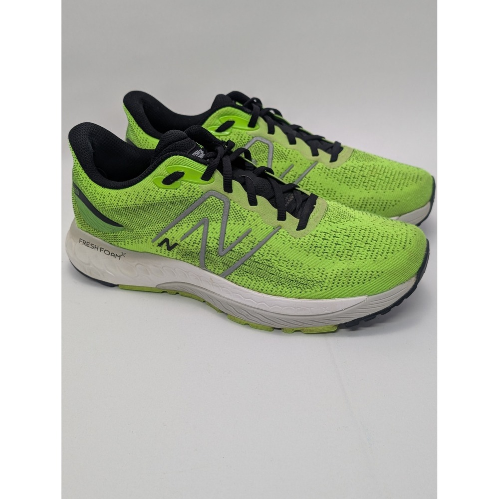 New Balance Men's 9.5D 880 v12 Men's Running Shoes Lime Green Black M880L12 - Picture 3 of 12